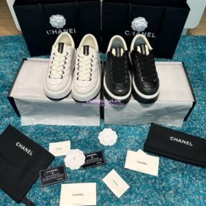 Replica Chanel 2024 SS Low-Top Sneaker Quilted Lambskin G45600
