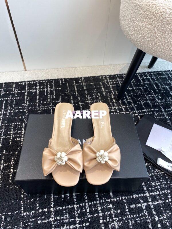 Replica Chanel 24C Lambskin & Tweed Mules G45536 20
