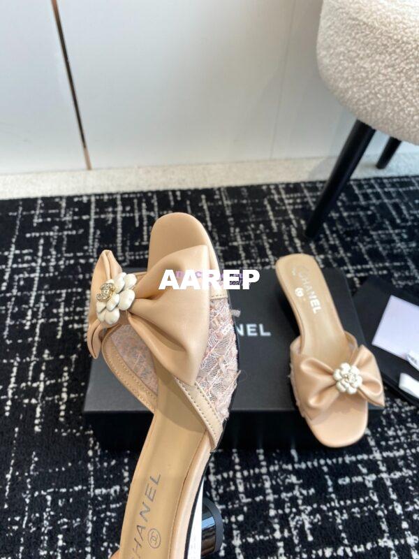 Replica Chanel 24C Lambskin & Tweed Mules G45536 22