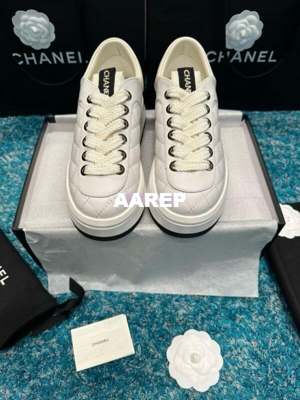 Replica Chanel 2024 SS Low-Top Sneaker Quilted Lambskin G45600 6