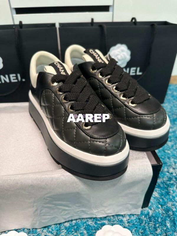Replica Chanel 2024 SS Low-Top Sneaker Quilted Lambskin G45600 11