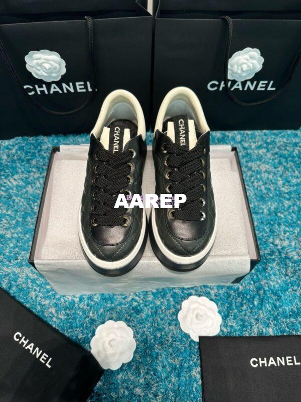 Replica Chanel 2024 SS Low-Top Sneaker Quilted Lambskin G45600 12