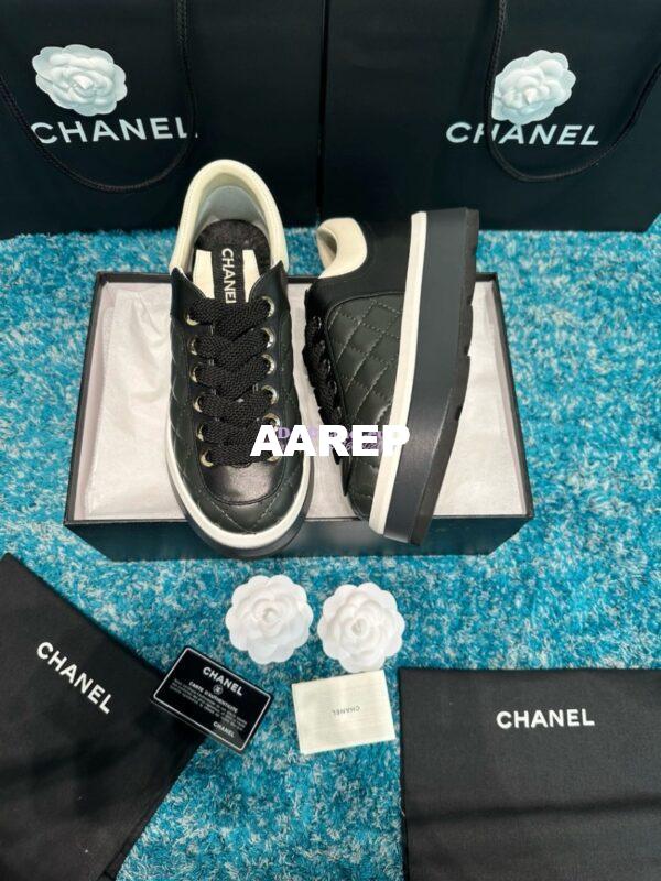 Replica Chanel 2024 SS Low-Top Sneaker Quilted Lambskin G45600 14