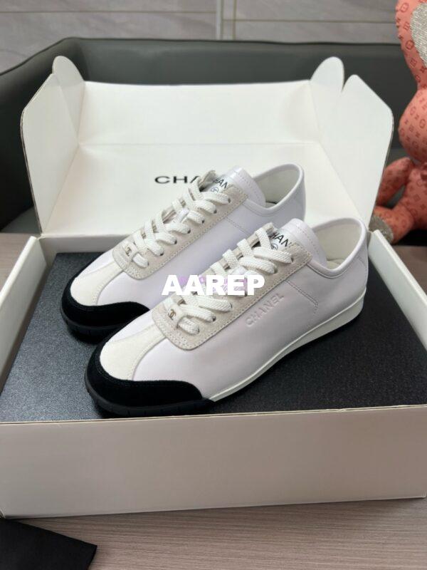 Replica Chanel Calfskin & Suede Calfskin G45714 White 6