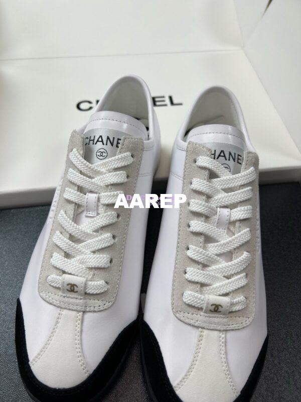 Replica Chanel Calfskin & Suede Calfskin G45714 White 9