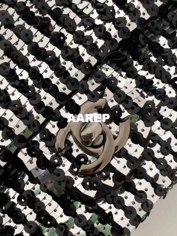 Replica Chanel Small Flap Bag Sequins AS3820 Black 8