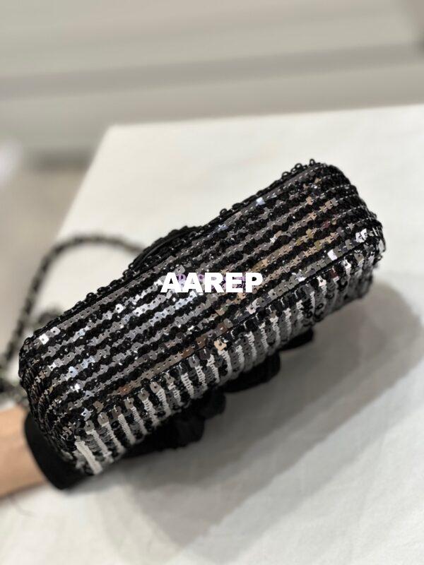Replica Chanel Small Flap Bag Sequins AS3820 Black 16