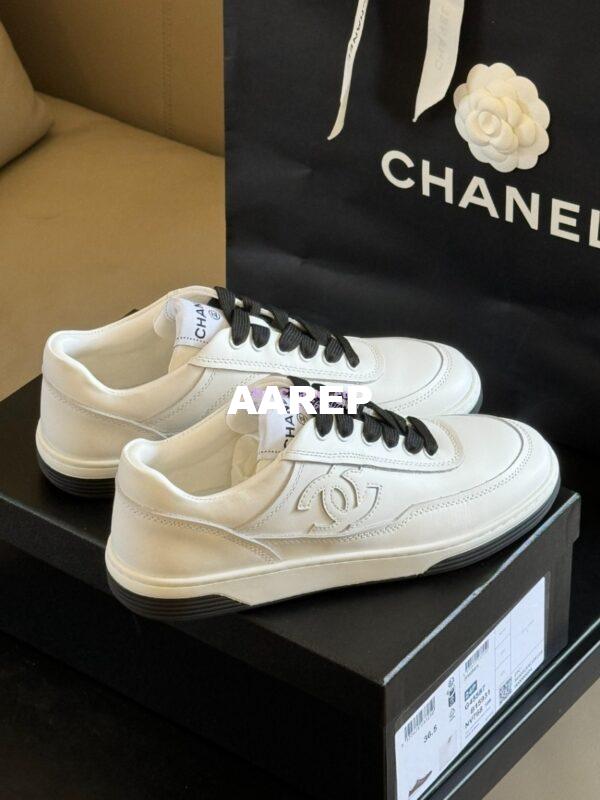 Replica Chanel 24P Calfskin Sneakers G39978 6