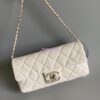 Replica Chanel 23P Lambskin Clutch with Chain AS3791 Beige (Limited Edition) 2