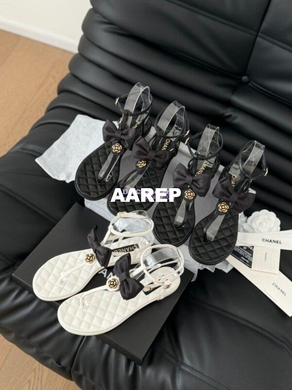 Replica Chanel 24C Quilted Lambskin Sandals G45535