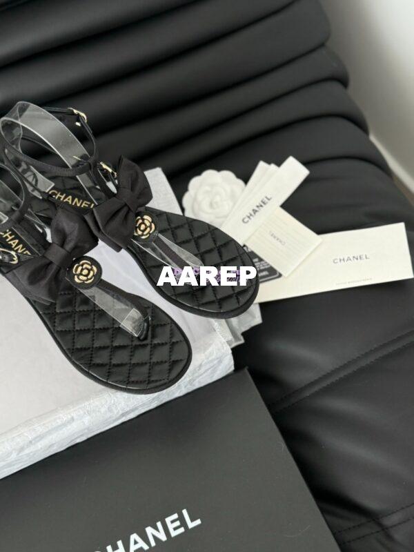 Replica Chanel 24C Quilted Lambskin Sandals G45535 4