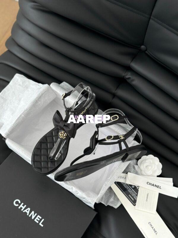Replica Chanel 24C Quilted Lambskin Sandals G45535 6