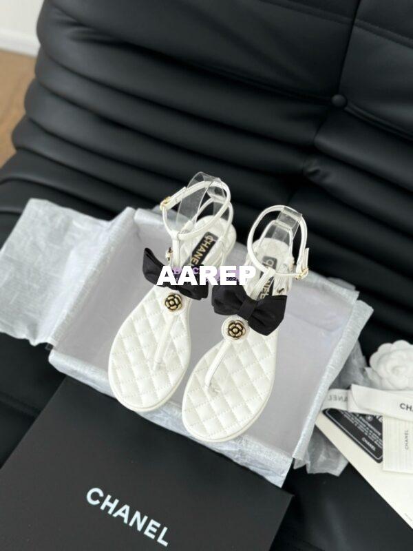 Replica Chanel 24C Quilted Lambskin Sandals G45535 10