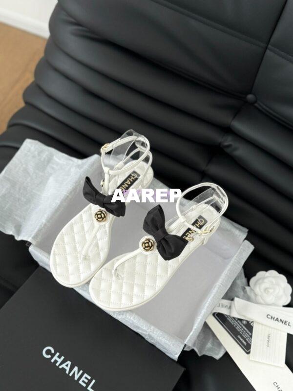 Replica Chanel 24C Quilted Lambskin Sandals G45535 11