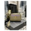 Replica YSL Saint Laurent Lou Camera Bag In Supple Quilted Leather 520534 Sea Turquoise