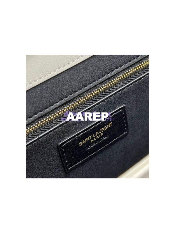 Replica YSL Saint Laurent Gaby Chain Bag In Quilted Lambskin 668864 Blanc 11