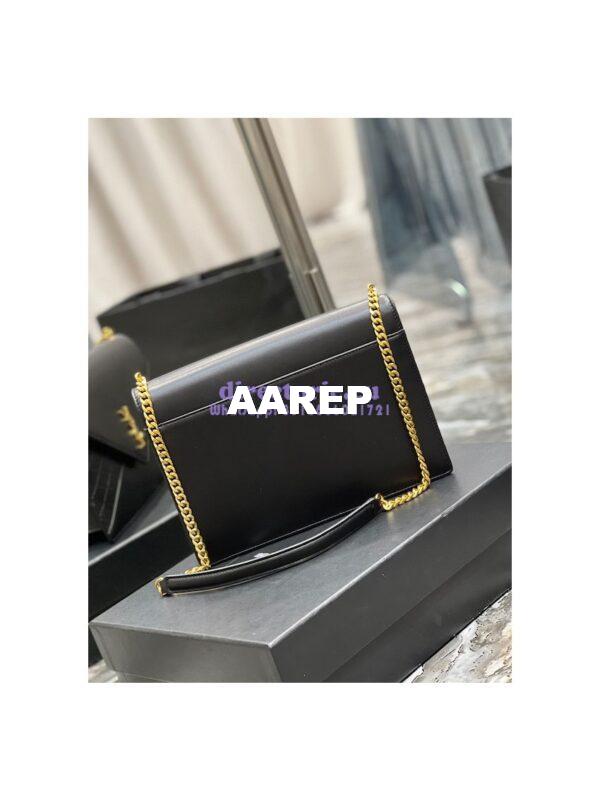 Replica YSL Saint Laurent Gaby Chain Bag In Quilted Lambskin 668864 Black 11