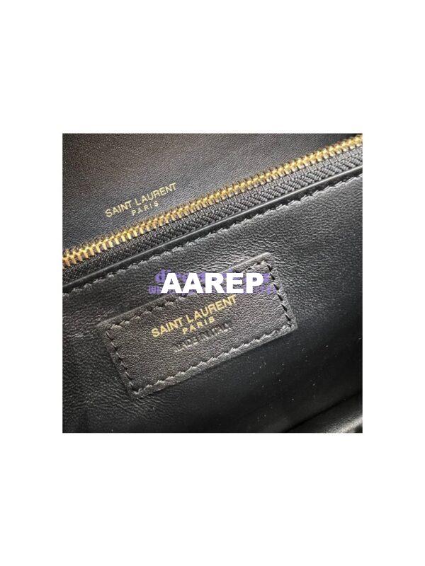 Replica YSL Saint Laurent Gaby Mini Satchel In Quilted Lambskin 685574 Black 9