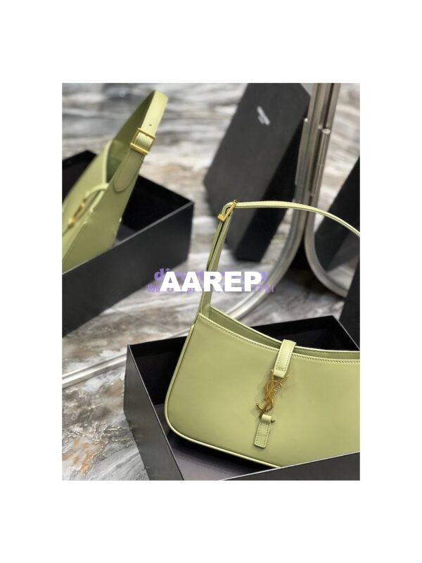 Replica YSL Saint Laurent Le 5 à 7 hobo bag in Pistache calfskin Smooth leather 5
