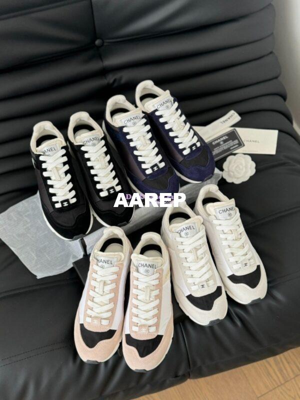 Replica Chanel Trainers Fabric, Suede Kidskin & Suede Calfskin G45587 3