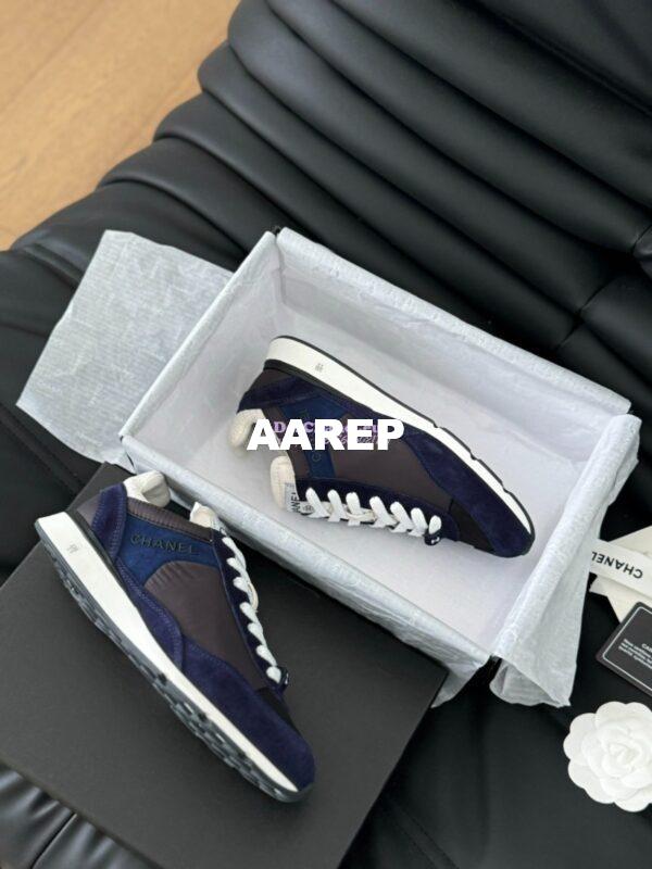 Replica Chanel Trainers Fabric, Suede Kidskin & Suede Calfskin G45587 9