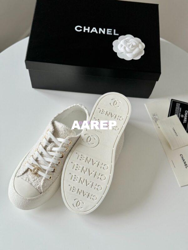 Replica Chanel 2024 SS Low-Top Sneaker Tweed G45560 6