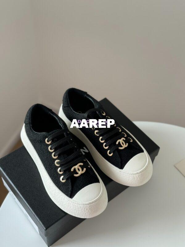 Replica Chanel 2024 SS Low-Top Sneaker Tweed G45560 12
