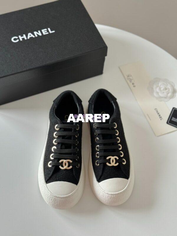 Replica Chanel 2024 SS Low-Top Sneaker Tweed G45560 13