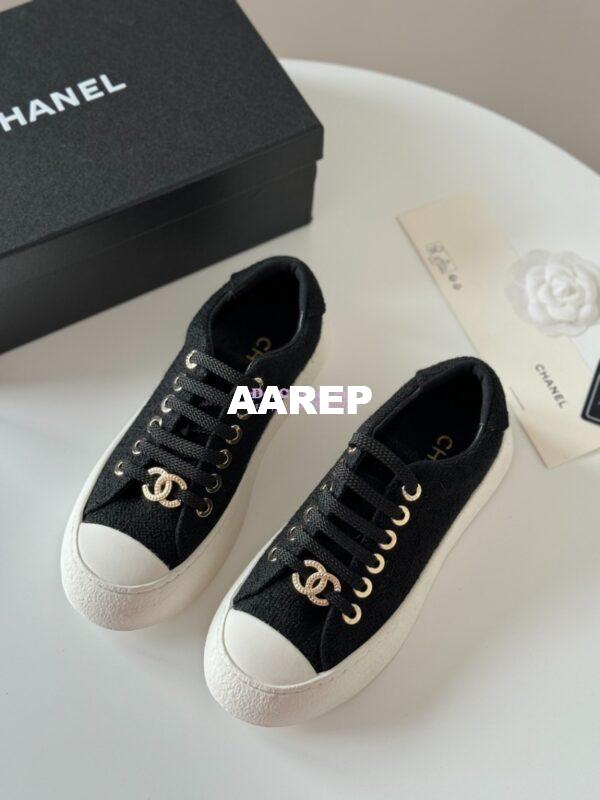 Replica Chanel 2024 SS Low-Top Sneaker Tweed G45560 17