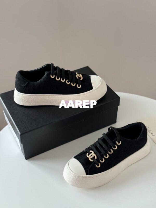 Replica Chanel 2024 SS Low-Top Sneaker Tweed G45560 19