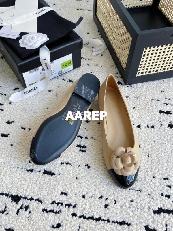 Replica Chanel 24C Camellia Lambskin Ballet Flats Ballerina G02819 9