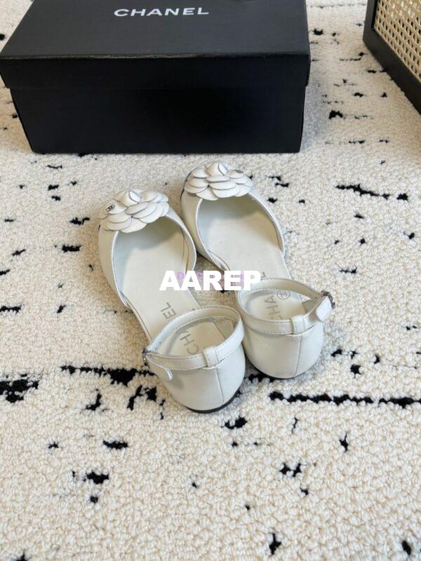 Replica Chanel 24C Camellia Lambskin Slingback Mules G45497 7