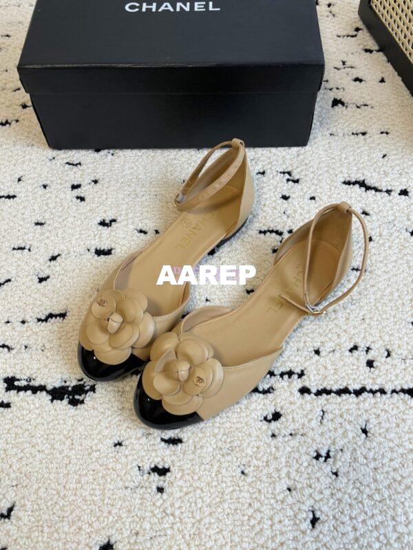 Replica Chanel 24C Camellia Lambskin Slingback Mules G45497 12