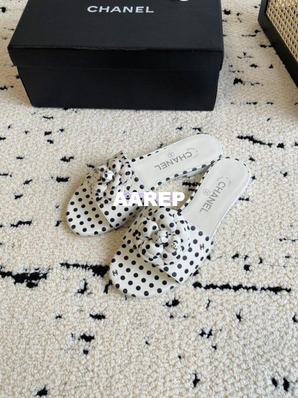 Replica Chanel 24C Camellia Lambskin Flats Sandals G29027 15