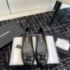 Replica Chanel Ballerina Camellia Balet Flat G29682 White Black