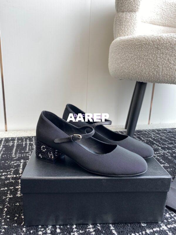 Replica Chanel 24C Mary Jane Grosgrain & Diamanté G45473