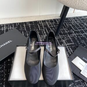Replica Chanel 24C Mary Jane Grosgrain & Diamanté G45473 2