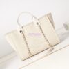 Replica Chanel 23C Mini Vanity With Camellia Crush Charm Chain in Lambskin AP3300 Light Yellow 2