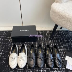 Replica Chanel 24C Calfskin Moccasin Loafer with Tassels G45407 2