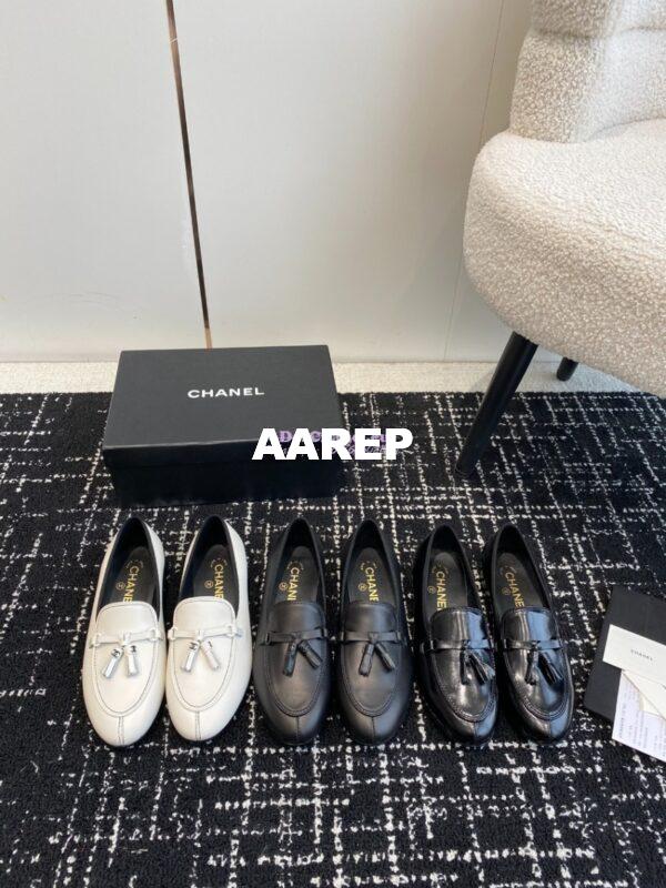 Replica Chanel 24C Calfskin Moccasin Loafer with Tassels G45407 2
