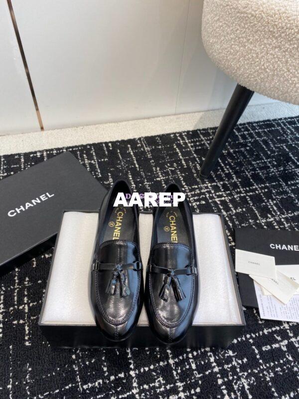 Replica Chanel 24C Calfskin Moccasin Loafer with Tassels G45407 3