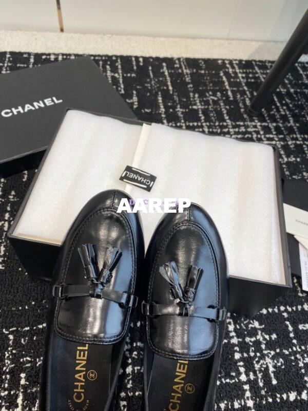 Replica Chanel 24C Calfskin Moccasin Loafer with Tassels G45407 4