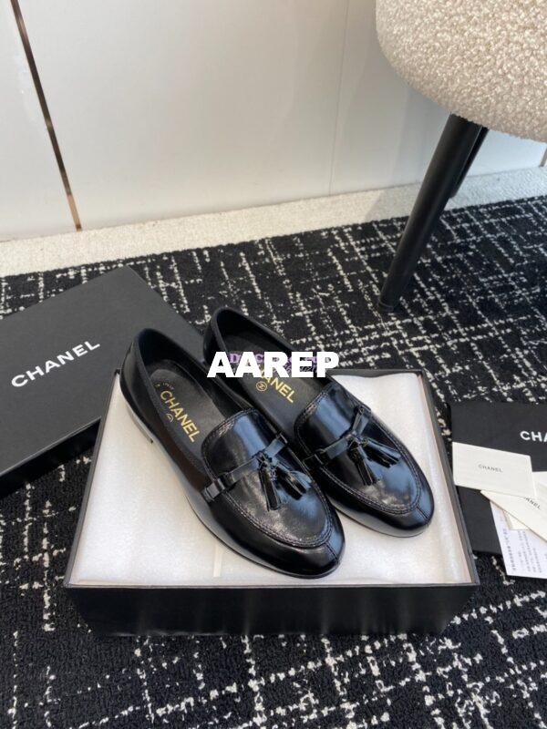 Replica Chanel 24C Calfskin Moccasin Loafer with Tassels G45407 6