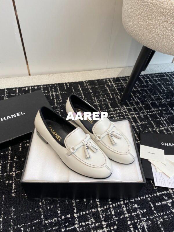 Replica Chanel 24C Calfskin Moccasin Loafer with Tassels G45407 11