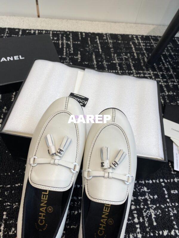 Replica Chanel 24C Calfskin Moccasin Loafer with Tassels G45407 12