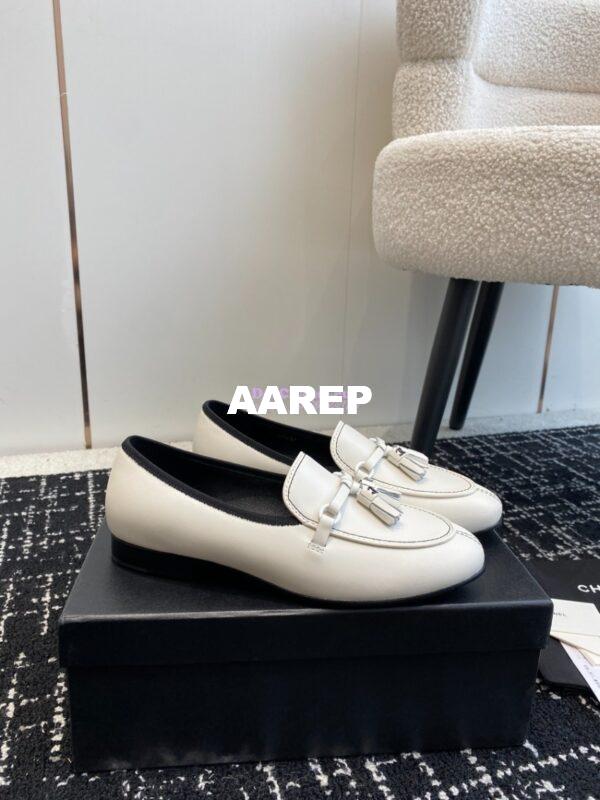 Replica Chanel 24C Calfskin Moccasin Loafer with Tassels G45407 13