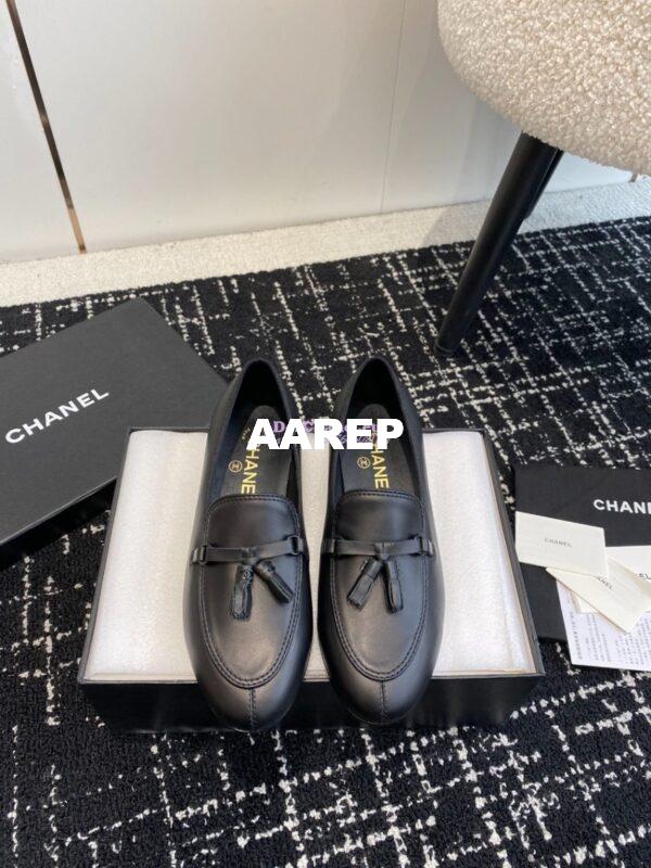Replica Chanel 24C Calfskin Moccasin Loafer with Tassels G45407 18