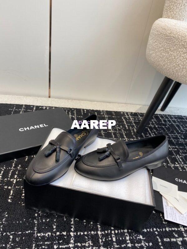 Replica Chanel 24C Calfskin Moccasin Loafer with Tassels G45407 21