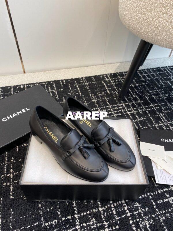 Replica Chanel 24C Calfskin Moccasin Loafer with Tassels G45407 23