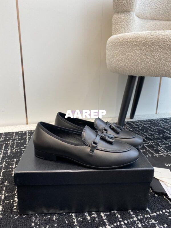 Replica Chanel 24C Calfskin Moccasin Loafer with Tassels G45407 24